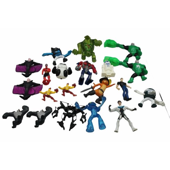 McDonalds Happy Meal Toy Lot of 20 Figures Superheros, Starwars, Cartoon - Picture 1 of 12